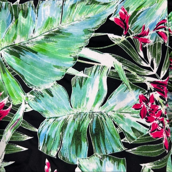 TORRID Tropical Bird of Paradise Ruched High Rise Bikini Bottoms, Size 0X - Picture 3 of 4